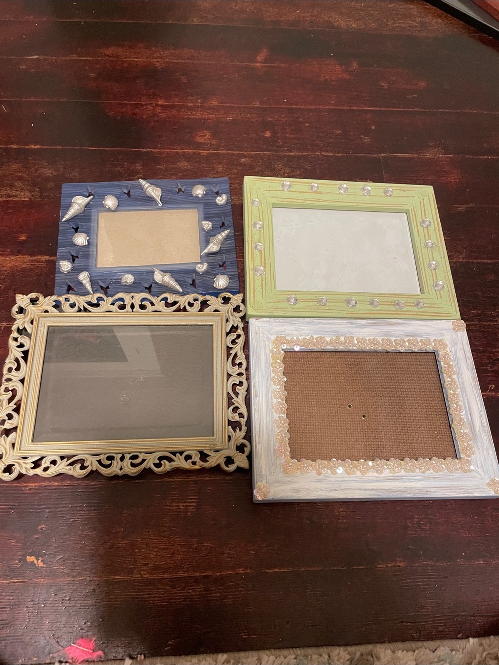 Home Accents Decorative Picture Frame - Assorted Blue, Green, Cream, White